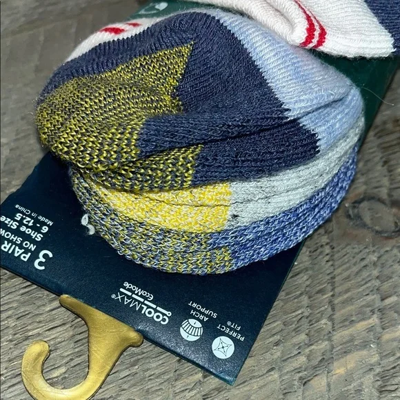 Gold Toe Men's Tournament Coolmax No Show Tab Socks (3 Pair Pack) Size 6-12.5 - Picture 8 of 9